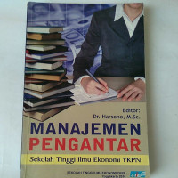 Manajemen Pengantar : Sekolah Tinggi Ilmu Ekonomi YKPN