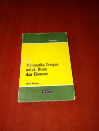 Matematika Terapan untuk Bisnis dan Ekonomi Edisi 2